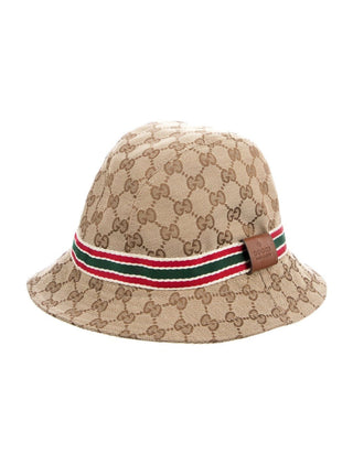 GUCCI GG Monogram Print Bucket Hat XL sz