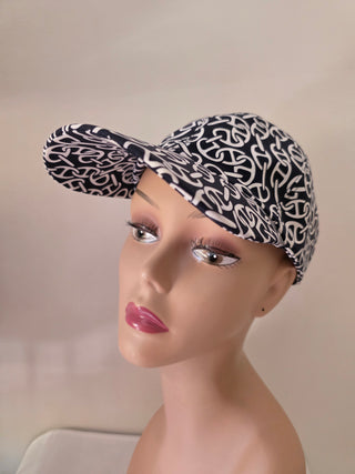 Hermès Blue Multicolor Logo Ilona Naoussa Cap L sz