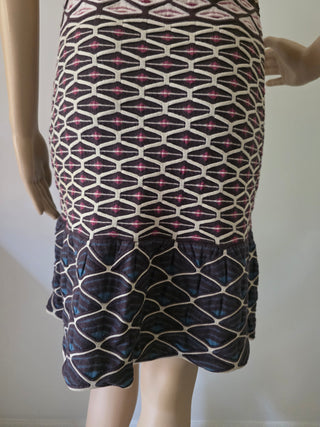 Missoni Black multicolor striped sleeveless summer dress 6 US sz