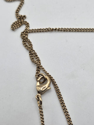 Chanel Gold-tone Faux Pearl Interlocking CC Pendant Necklace