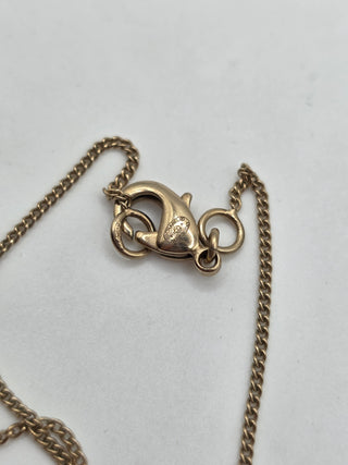 Chanel Gold-tone Enamel Interlocking CC Camelia Pendant Necklace